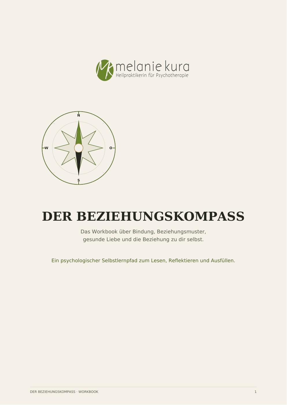 Cover des Beziehungskompass Workbooks